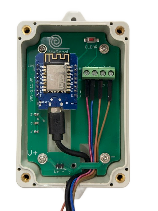 Alert notifications for DIY projects, 4 short and 1 DC voltage sensors, A/C powered. Text message, email, and push support.