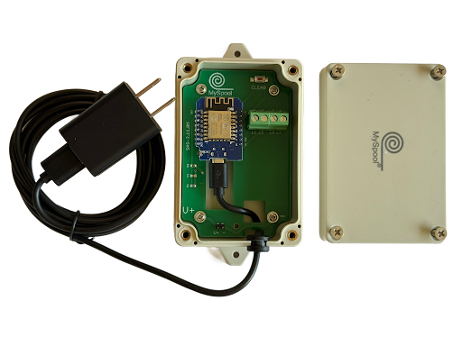 Alert notifications for DIY projects, 4 short and 1 DC voltage sensors, A/C powered. Text message, email, and push support.